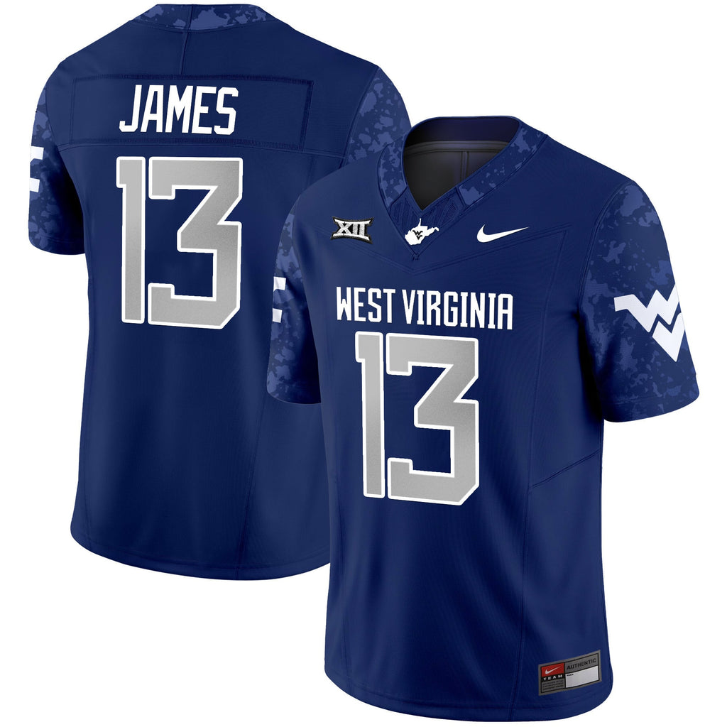 Men's West Virginia Mountaineers 2024 Vapor Limited Jersey V2 - All Stitched