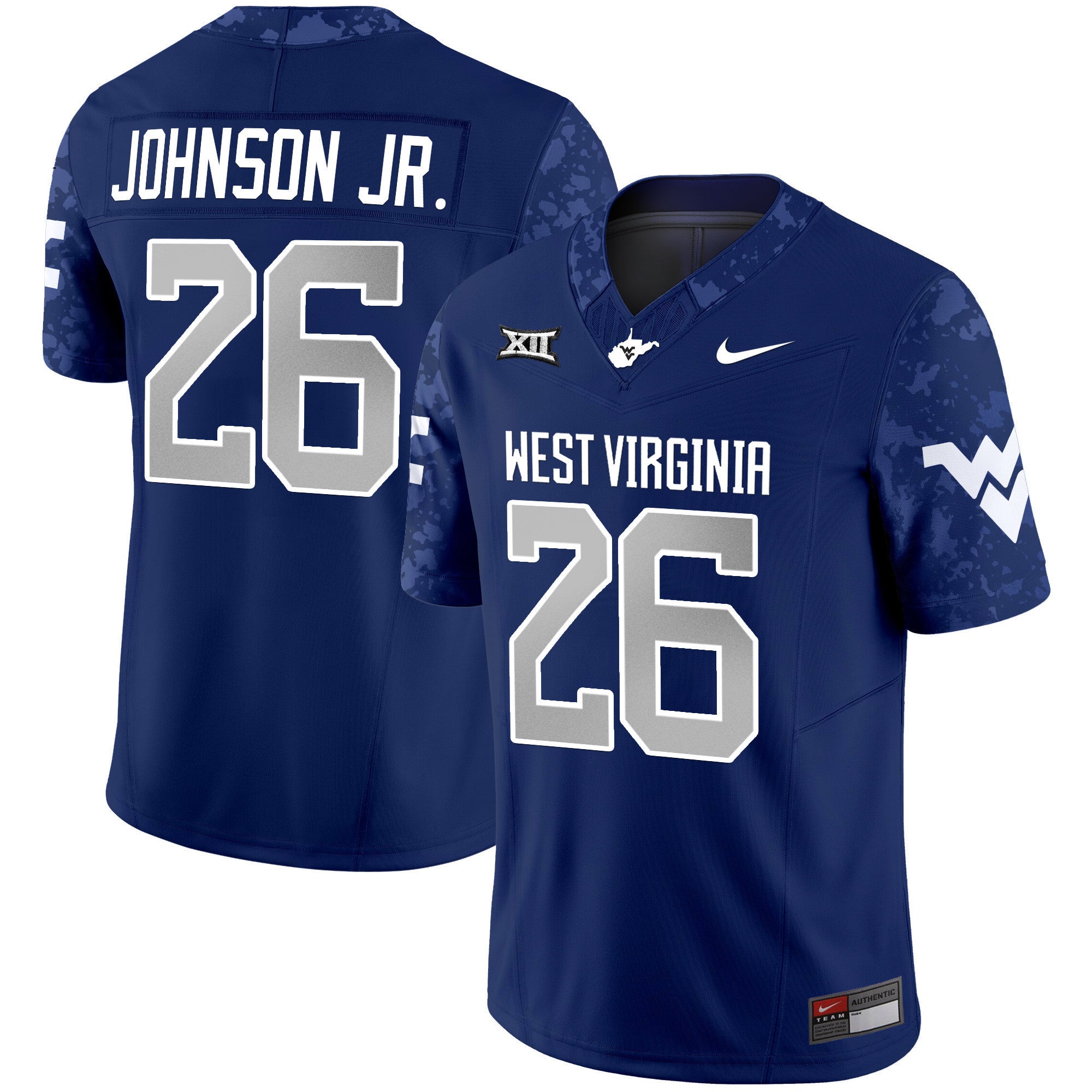 Women's West Virginia Mountaineers 2024 Vapor Limited Jersey V2 - All Stitched