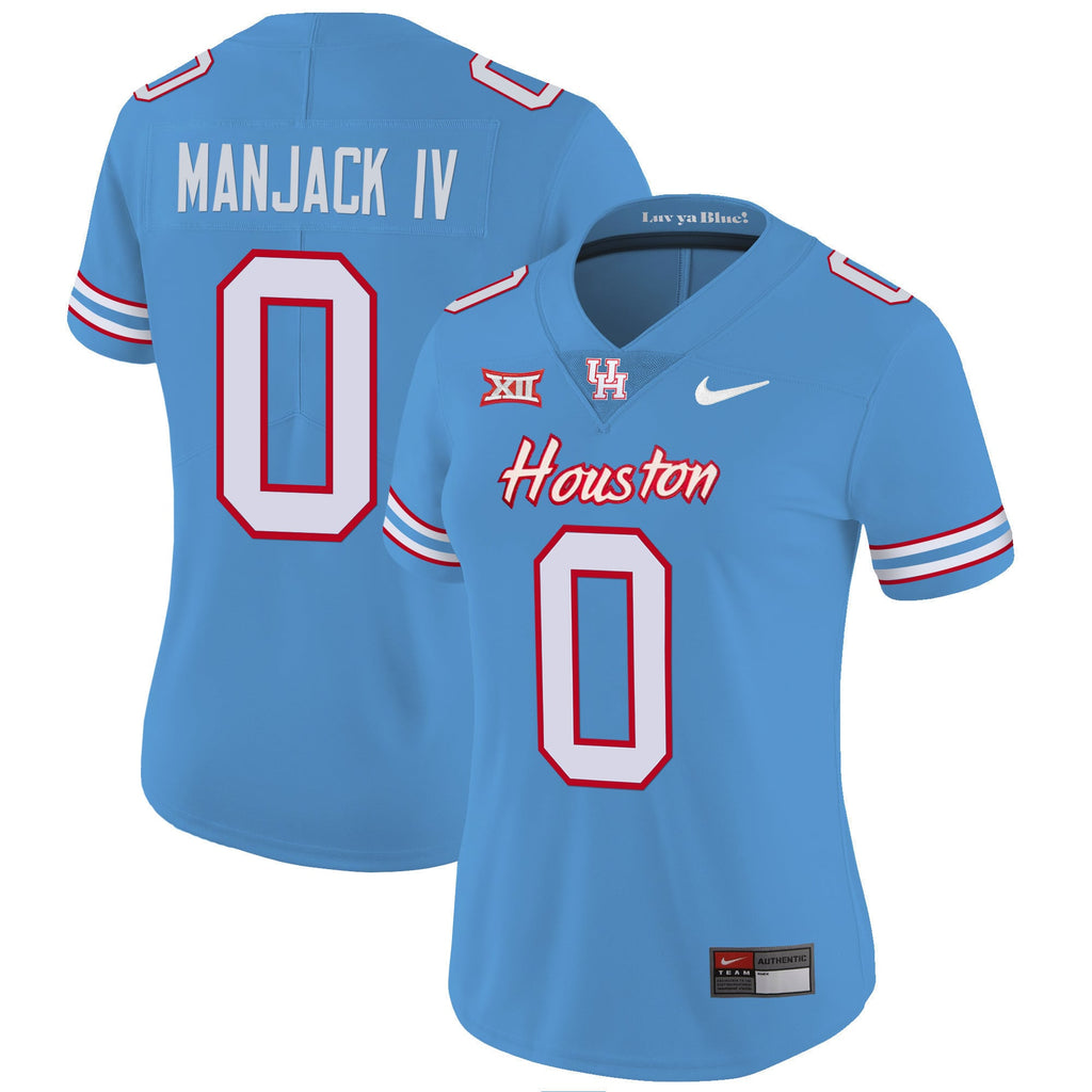 Women's Houston Cougars 2023 Oilers Inspired Vapor Jersey - All Stitched