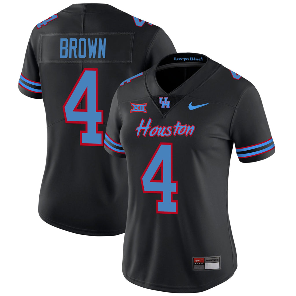 Women's Houston Cougars 2023 Oilers Inspired Vapor Jersey - All Stitched