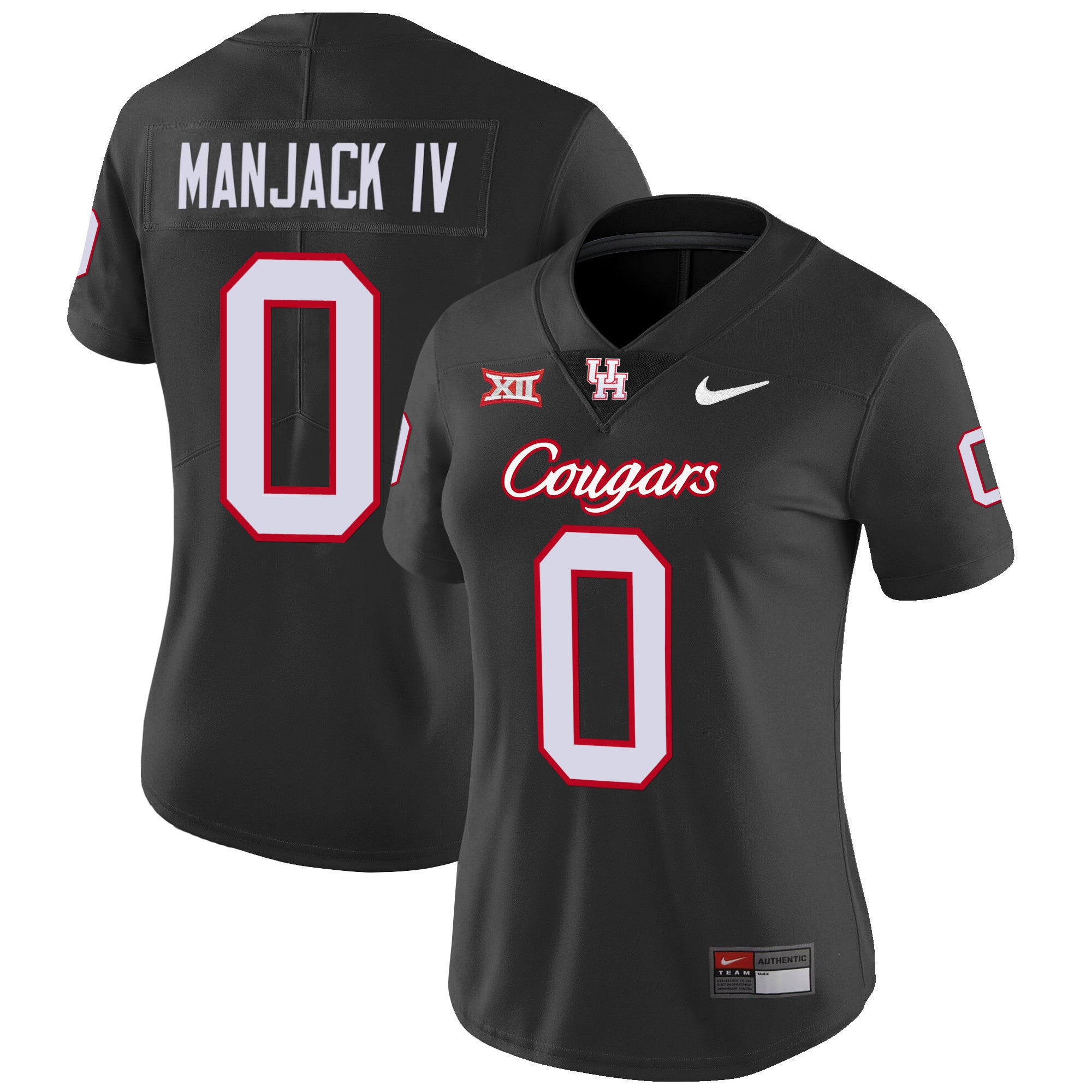 Women's Houston Cougars Oilers Inspired Vapor Jersey V4 - All Stitched