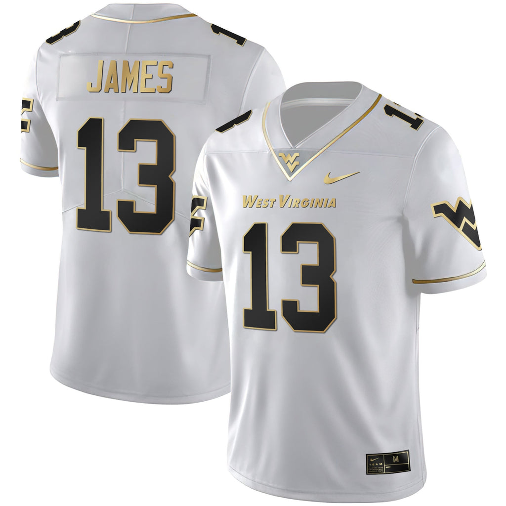 Men's Mountaineers Black Limited & Gold Vapor Jersey - All Stitched