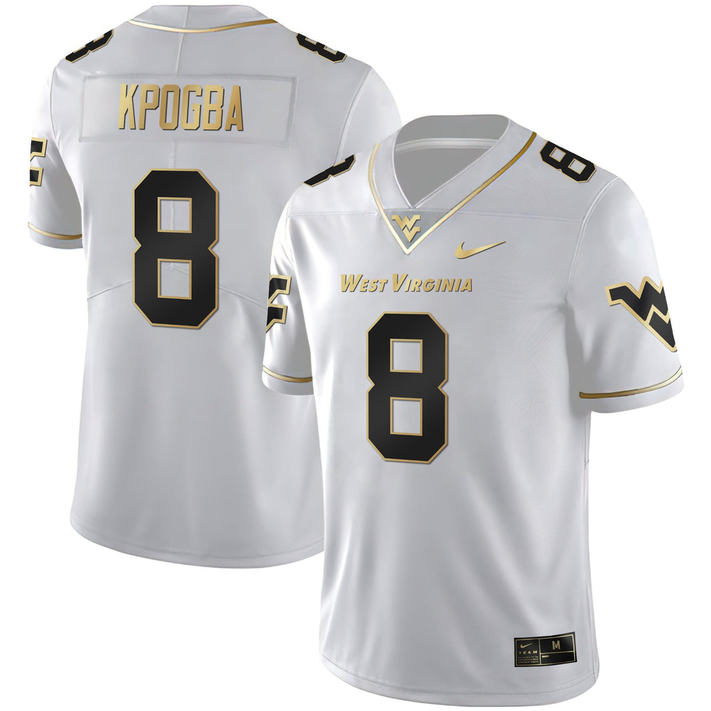 Men's Mountaineers Black Limited & Gold Vapor Jersey - All Stitched