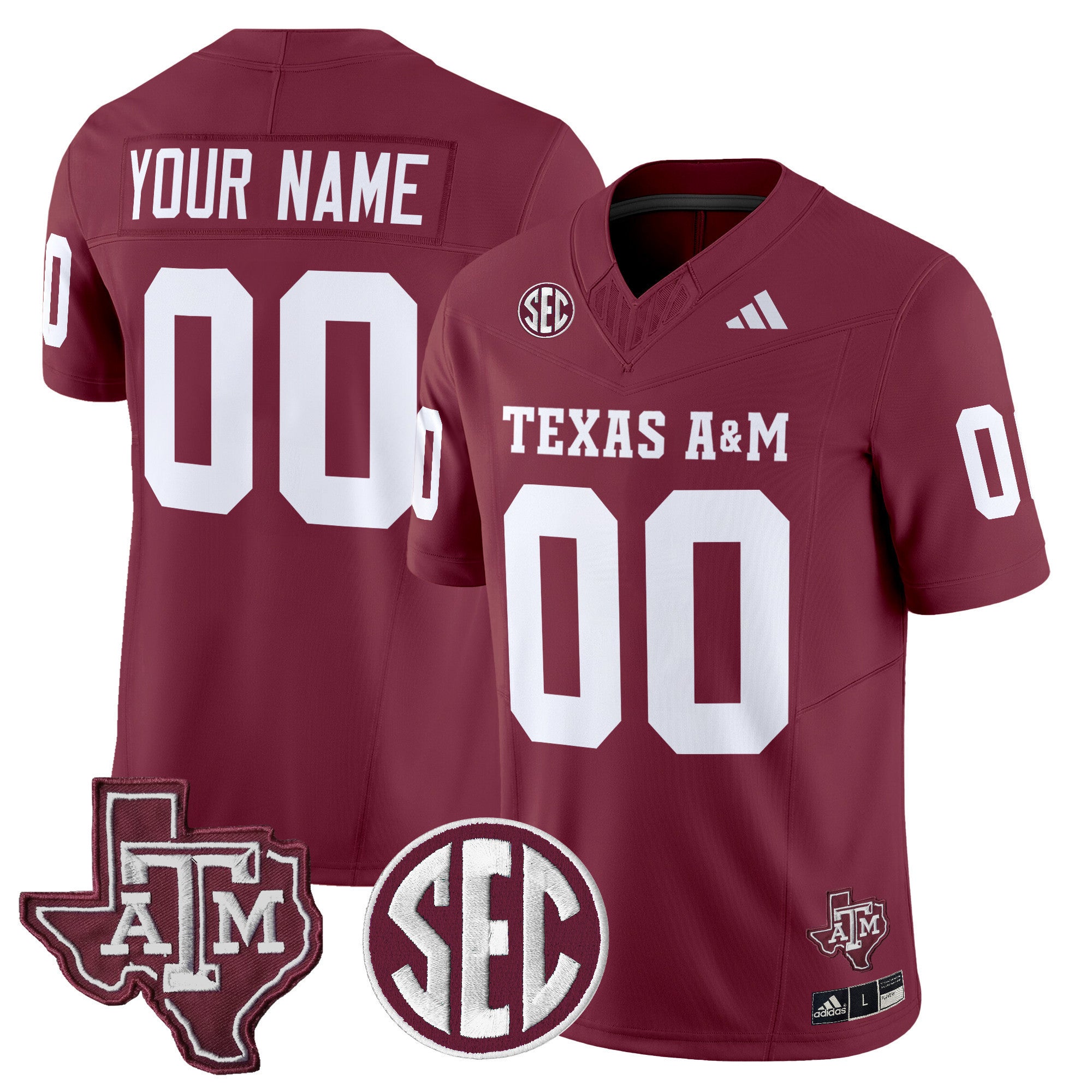 Texas A&M Aggies 2024 Vapor Limited Custom Jersey - All Stitched