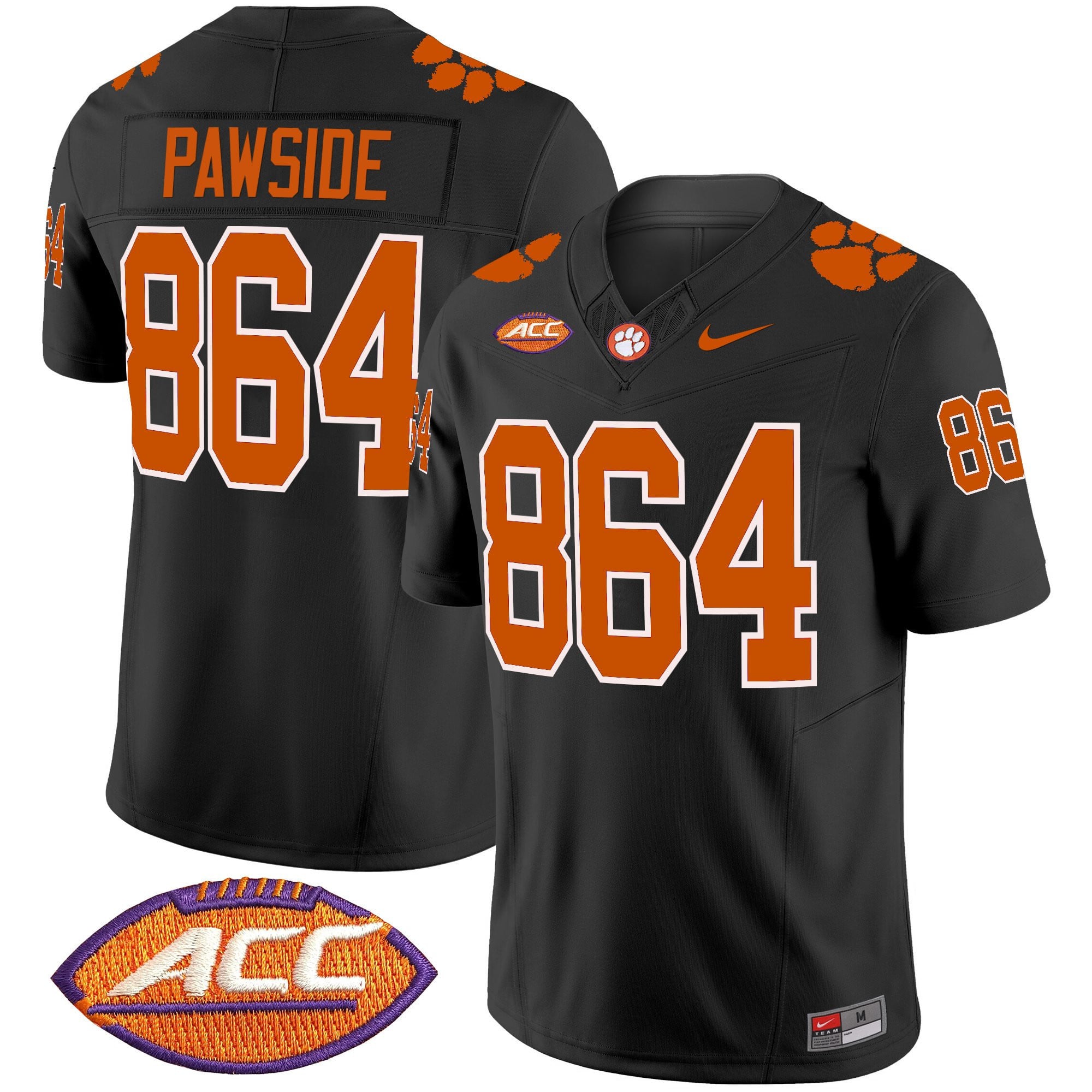 Men's Clemson Tigers 2025 Vapor Limited Jersey - All Stitched