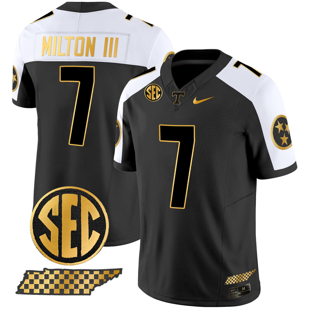 Men's Tennessee Volunteers 2024 Gold Vapor Limited Jersey V2 - All Stitched