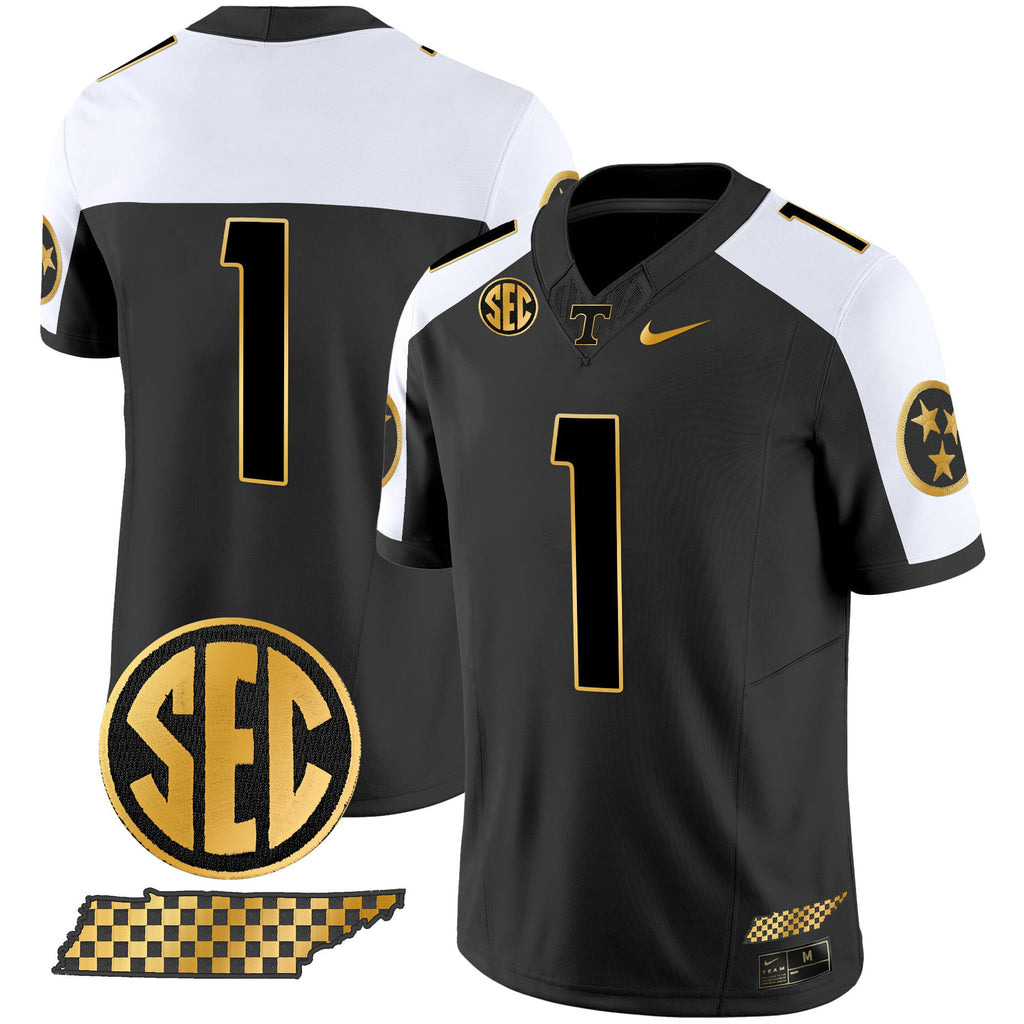 Men's Tennessee Volunteers 2024 Gold Vapor Limited Jersey V2 - All Stitched