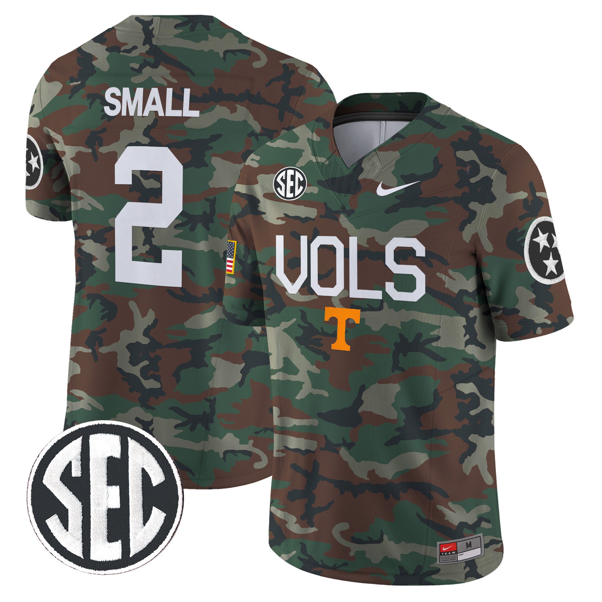 Tennessee Volunteers 2024 Military Vapor Limited Jersey - All Stitched