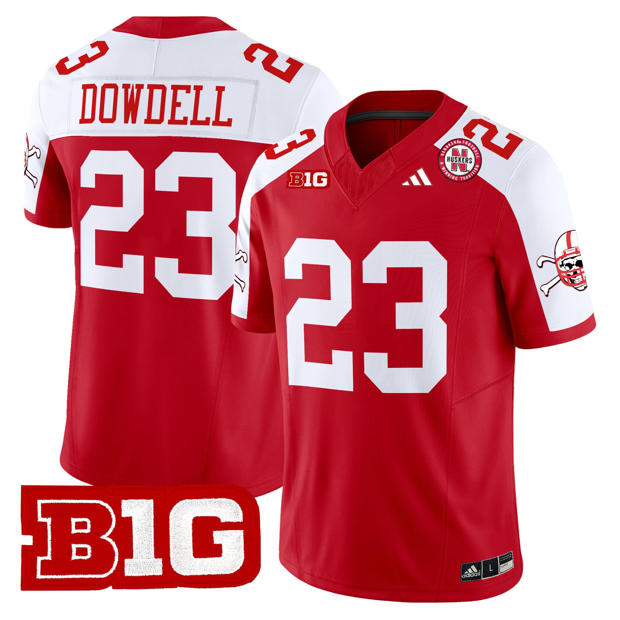 Men's Nebraska Cornhuskers 2025 Vapor Limited Jersey V2 - All Stitched
