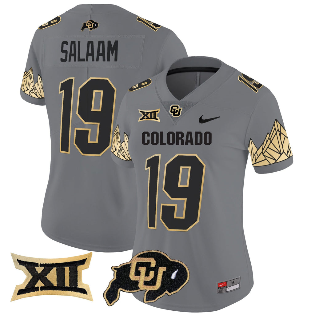 Women's Colorado Buffaloes Vapor Limited Jersey V4 - Big 12 XII Patch - All Stitched