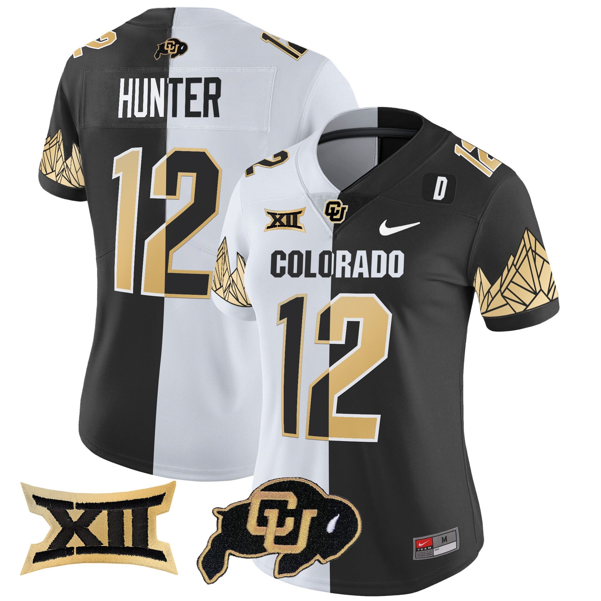 Women's Colorado Buffaloes Vapor Limited Jersey V4 - Big 12 XII Patch - All Stitched