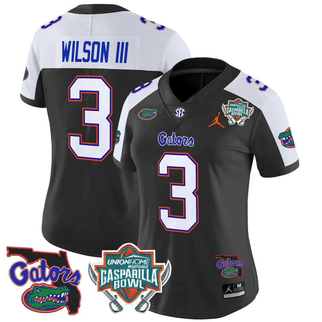 Women's Florida Gators 2025 Gasparilla Bowl Patch Vapor Limited Jersey - All Stitched