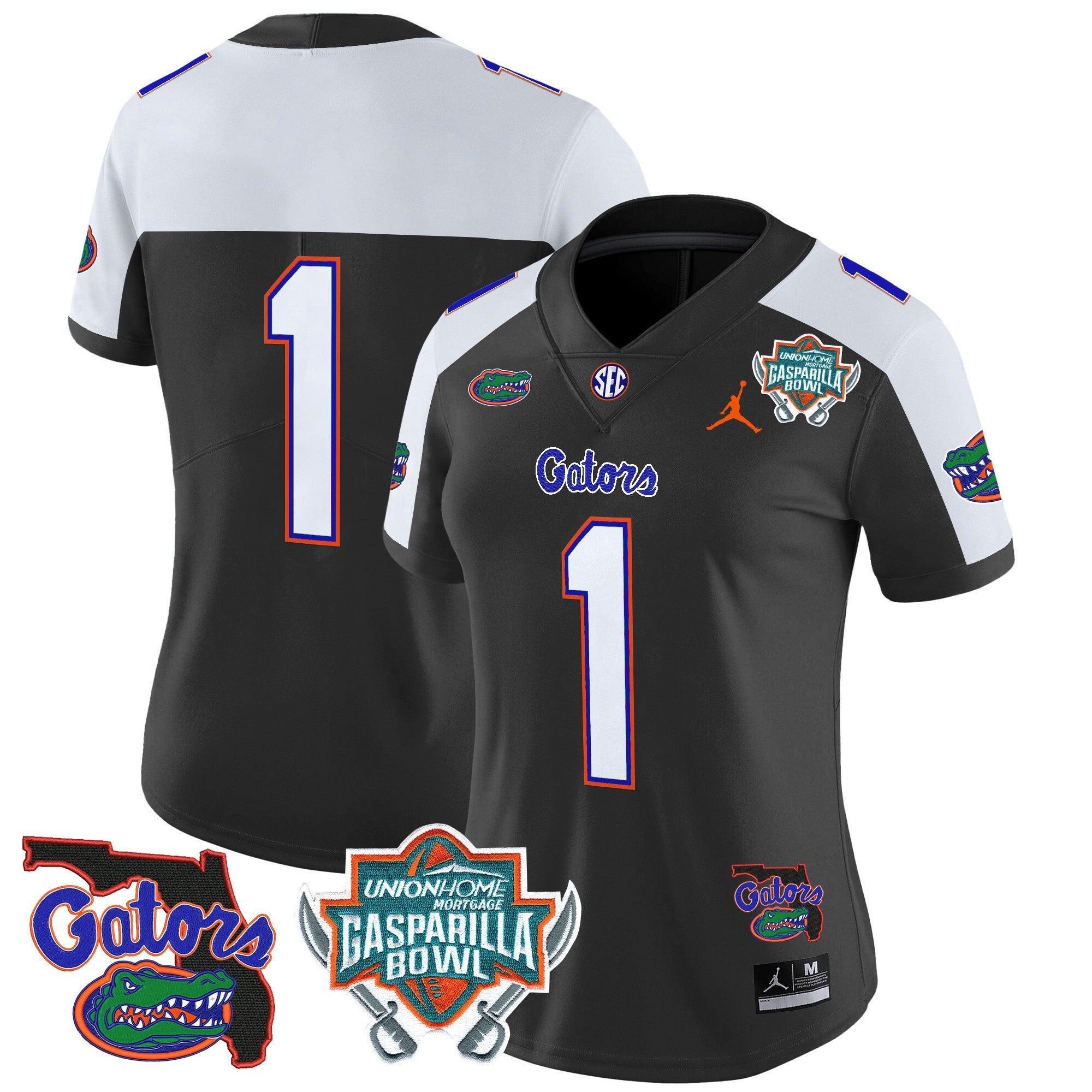 Women's Florida Gators 2025 Gasparilla Bowl Patch Vapor Limited Jersey - All Stitched