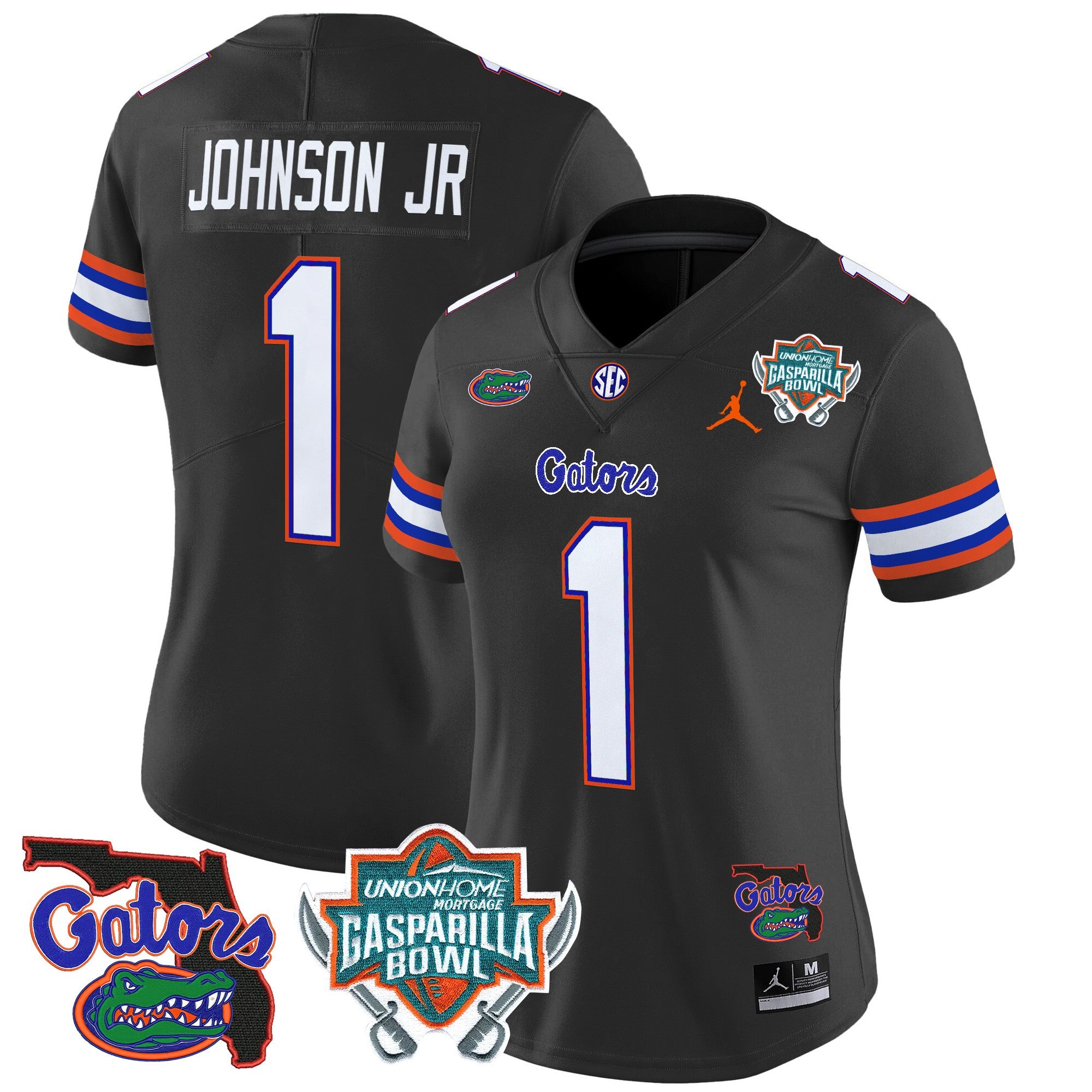 Women's Florida Gators 2025 Gasparilla Bowl Patch Vapor Limited Jersey - All Stitched