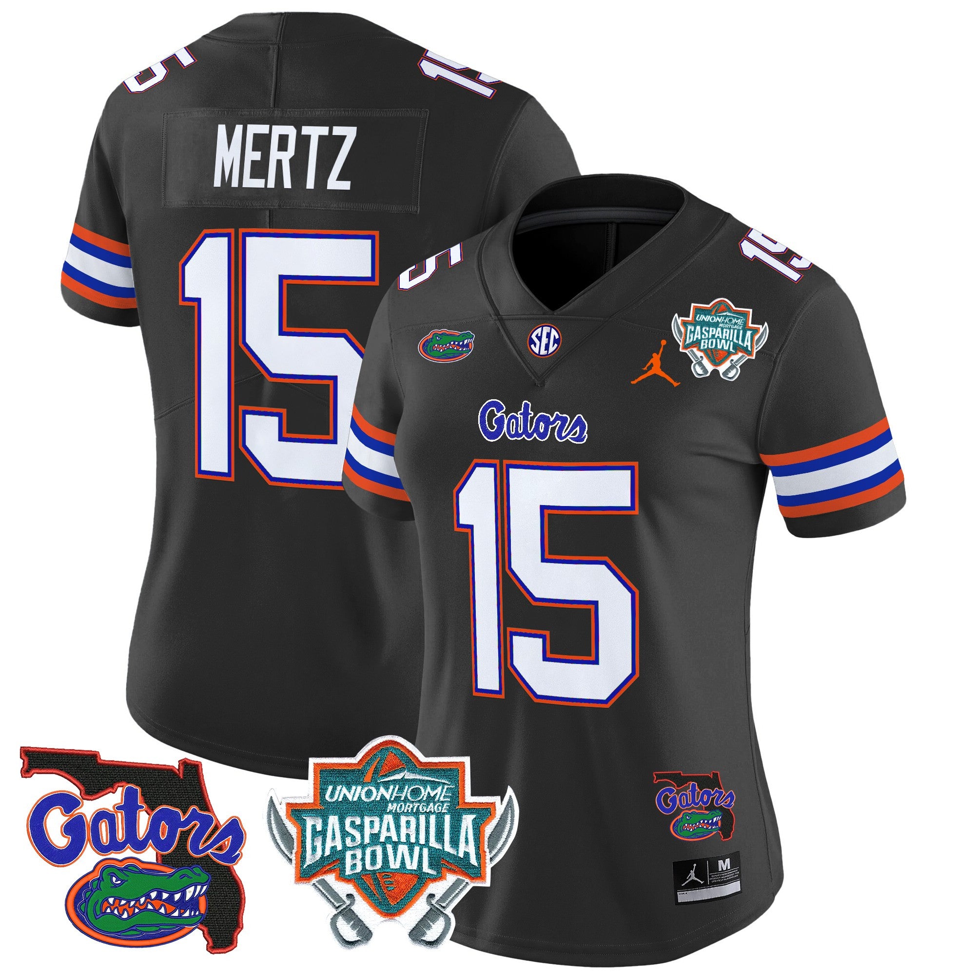 Women's Florida Gators 2025 Gasparilla Bowl Patch Vapor Limited Jersey - All Stitched