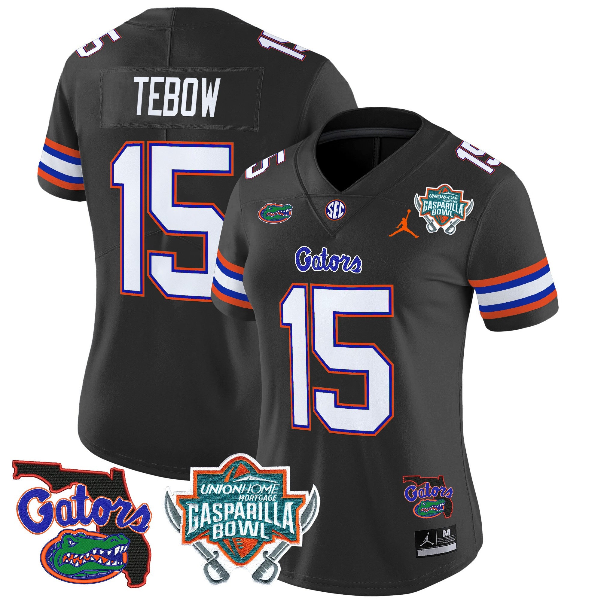 Women's Florida Gators 2025 Gasparilla Bowl Patch Vapor Limited Jersey - All Stitched