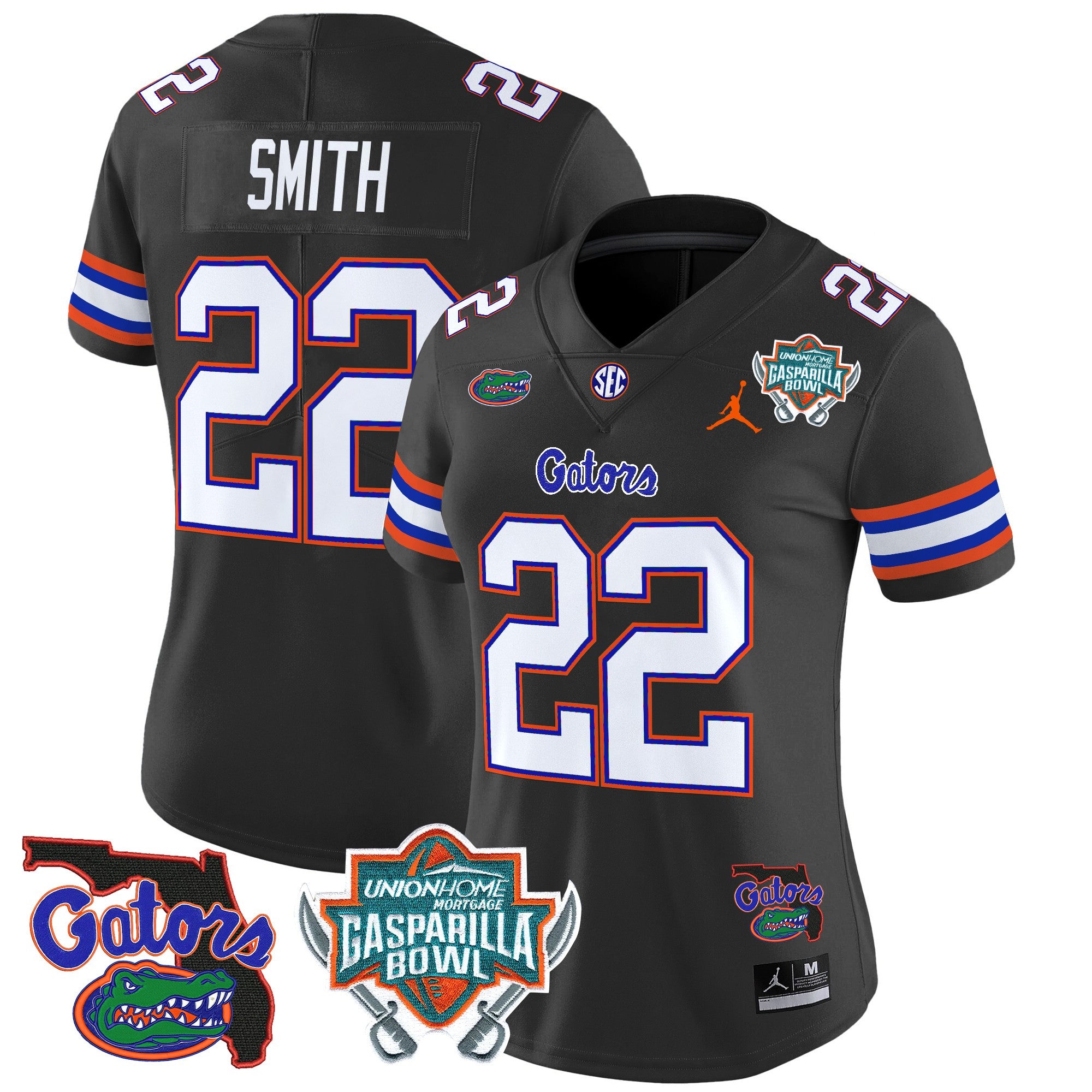 Women's Florida Gators 2025 Gasparilla Bowl Patch Vapor Limited Jersey - All Stitched
