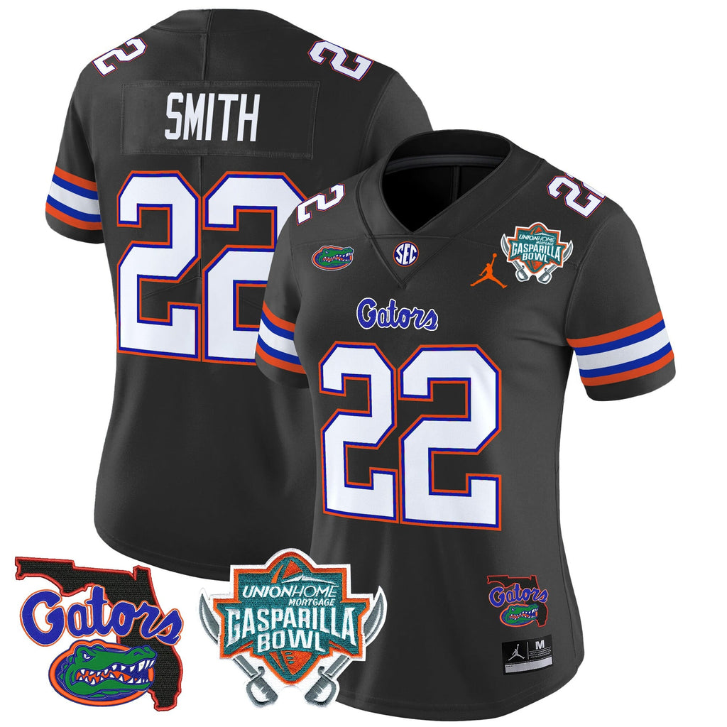 Women's Florida Gators 2025 Gasparilla Bowl Patch Vapor Limited Jersey - All Stitched