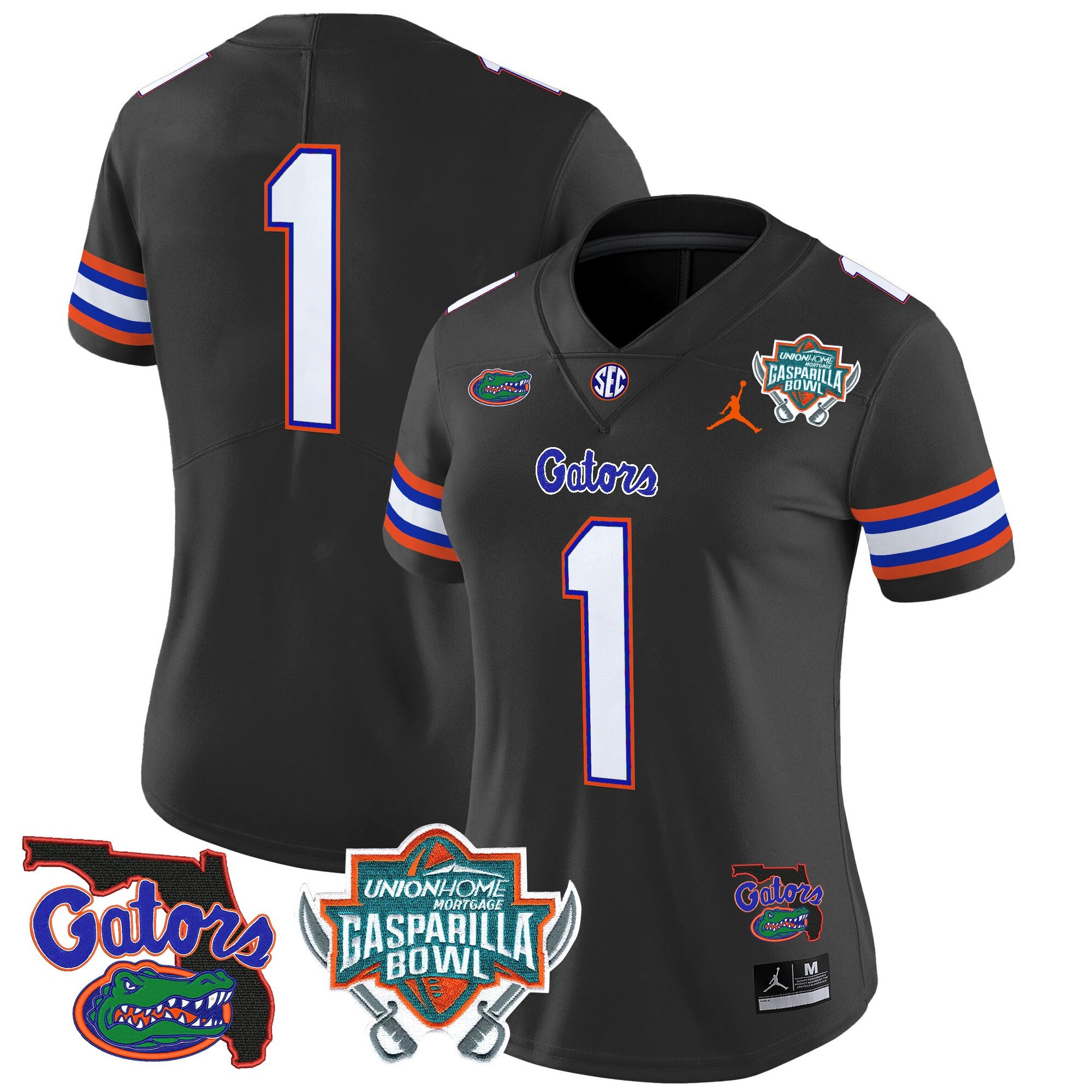Women's Florida Gators 2025 Gasparilla Bowl Patch Vapor Limited Jersey - All Stitched