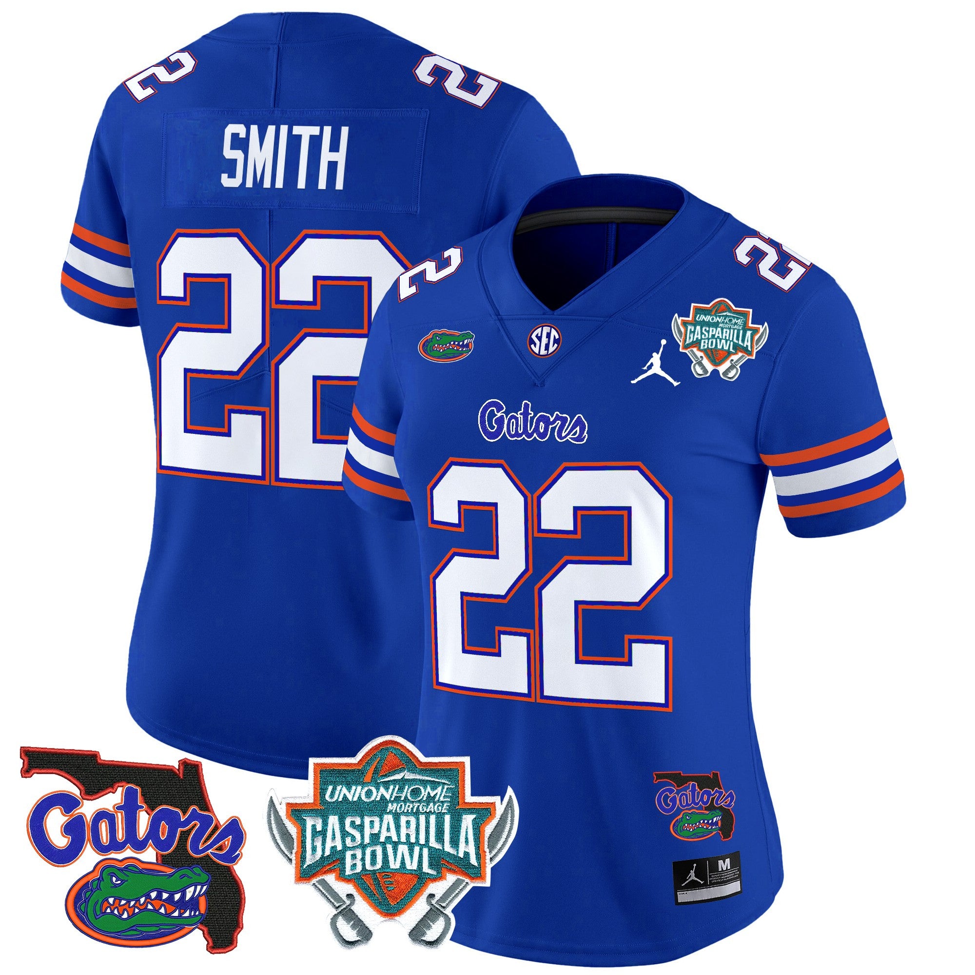 Women's Florida Gators 2025 Gasparilla Bowl Patch Vapor Limited Jersey - All Stitched
