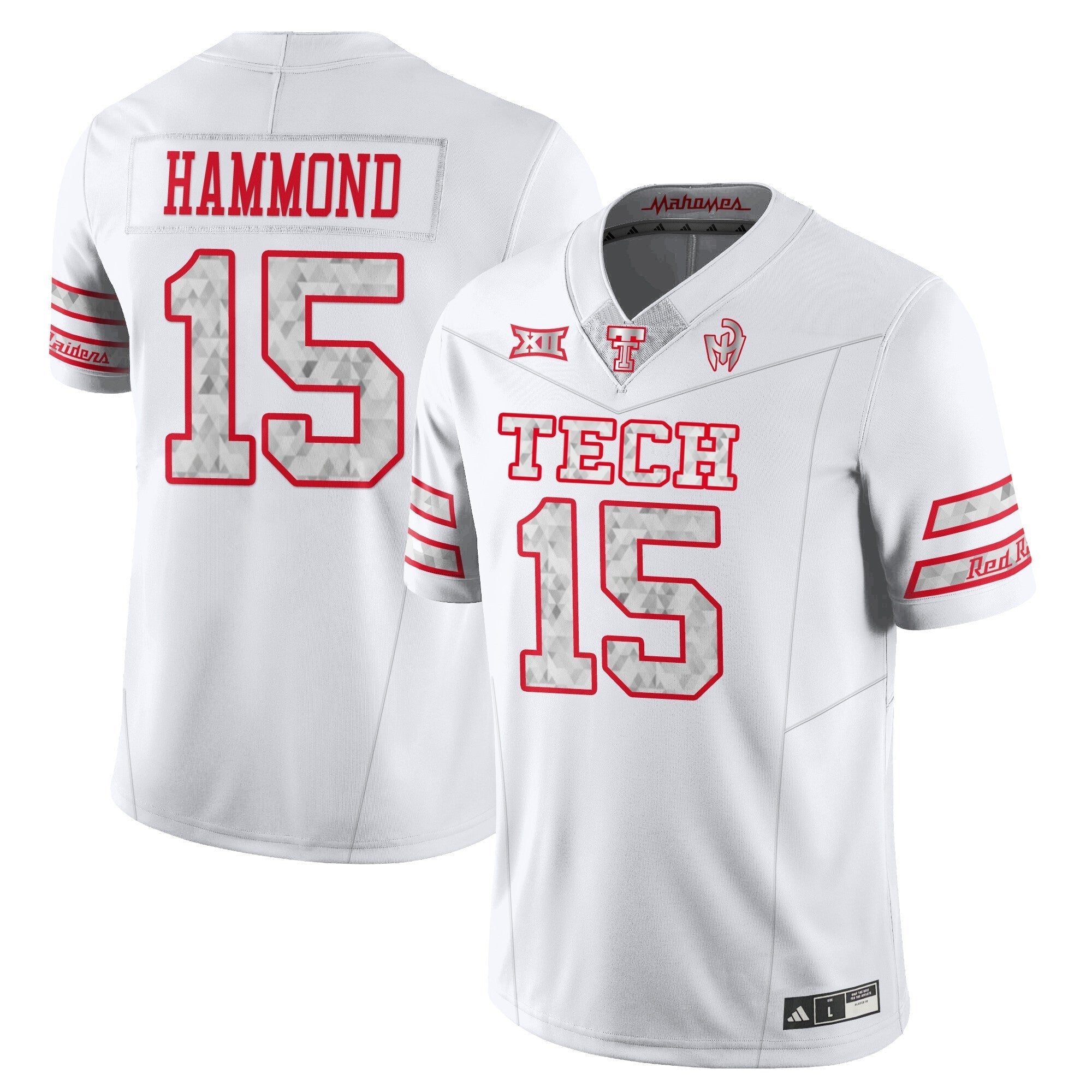 Texas Tech Football Ã¢â¬ÅGalvanICEDÃ¢â¬Â Jersey - All Stitched