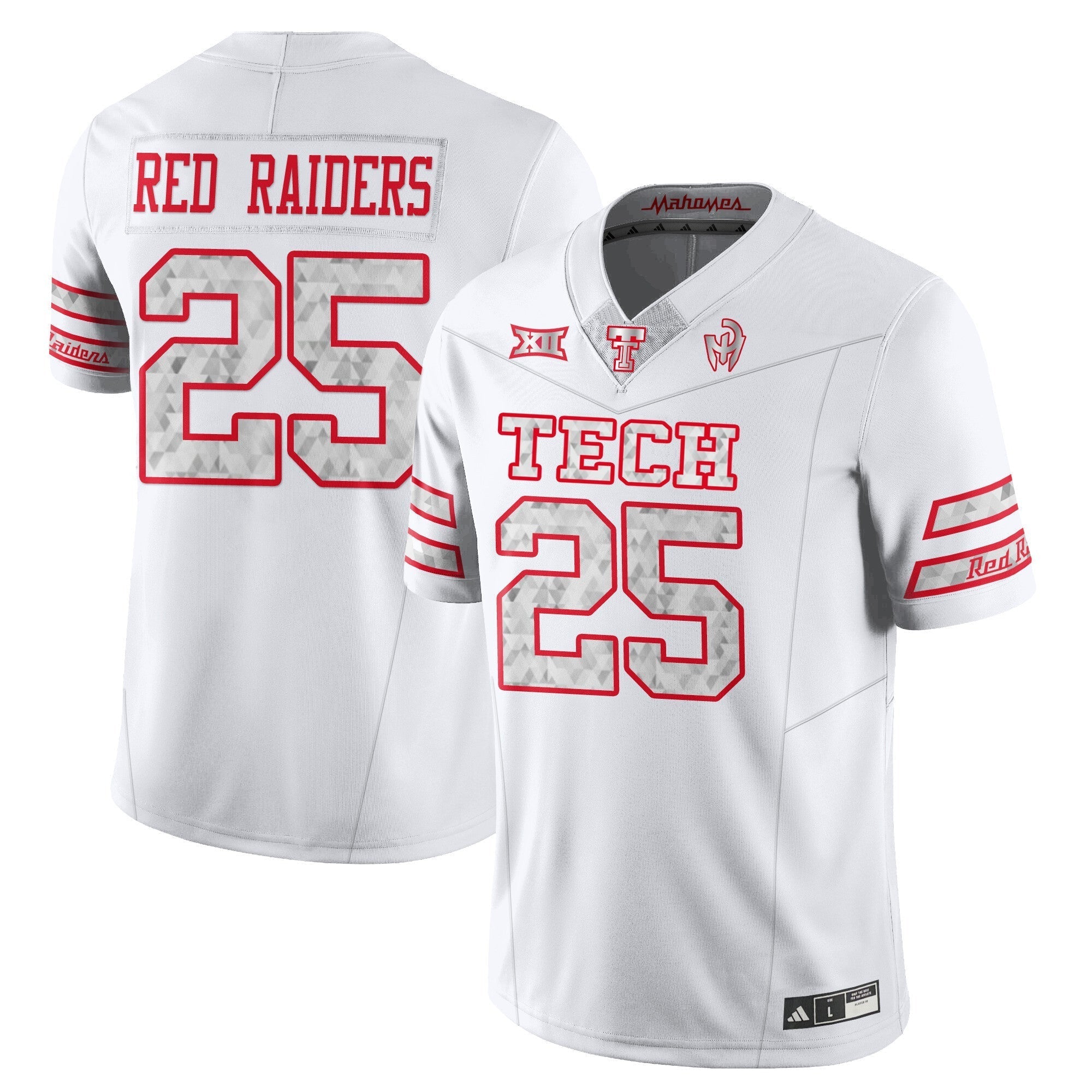 Texas Tech Football Ã¢â¬ÅGalvanICEDÃ¢â¬Â Jersey - All Stitched
