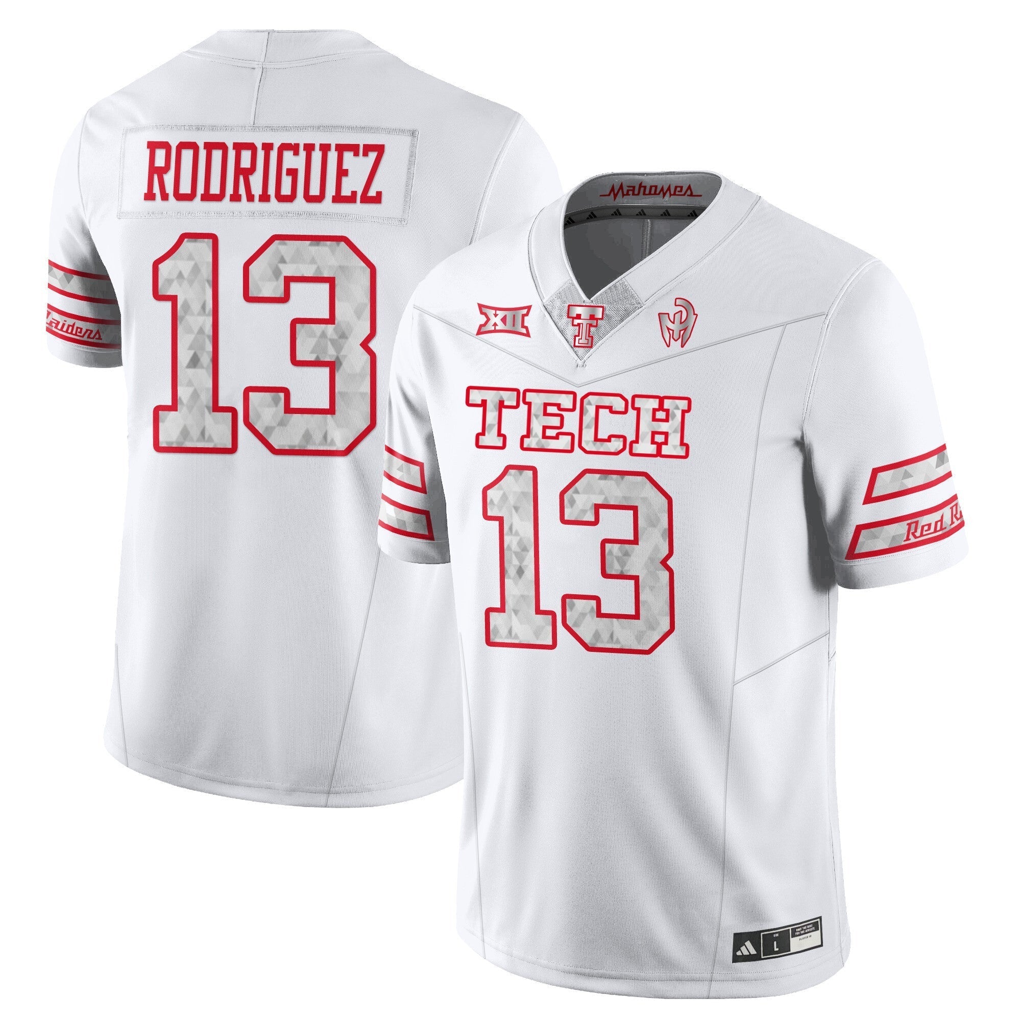 Texas Tech Football Ã¢â¬ÅGalvanICEDÃ¢â¬Â Jersey - All Stitched