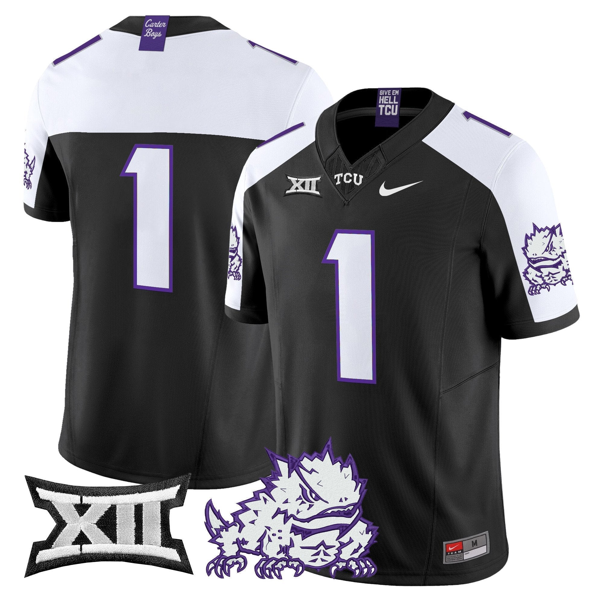 TCU Horned Frogs 2025 Vapor Limited Jersey - All stitched