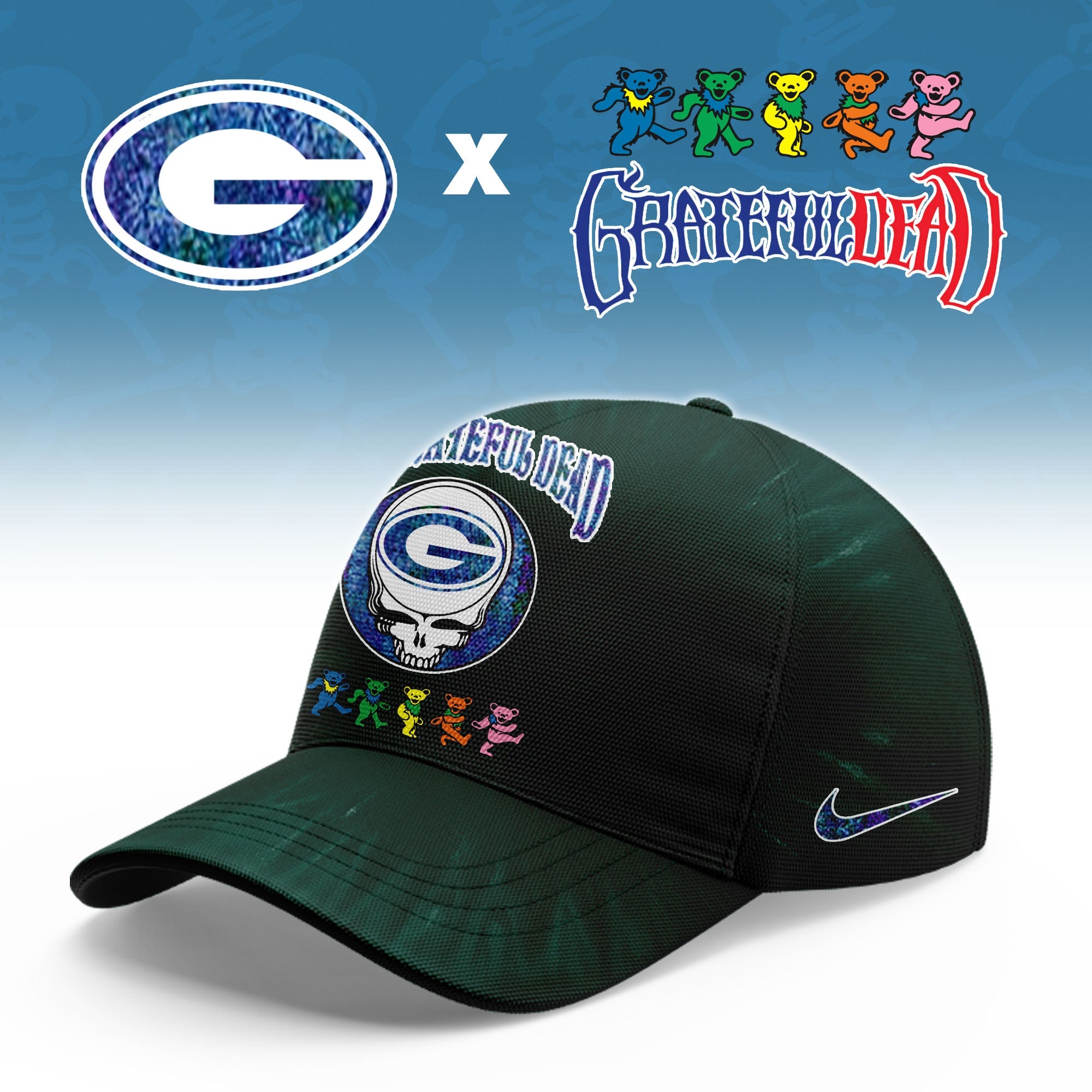 _Green Bay Packers Grateful Dead Limited Hoodie